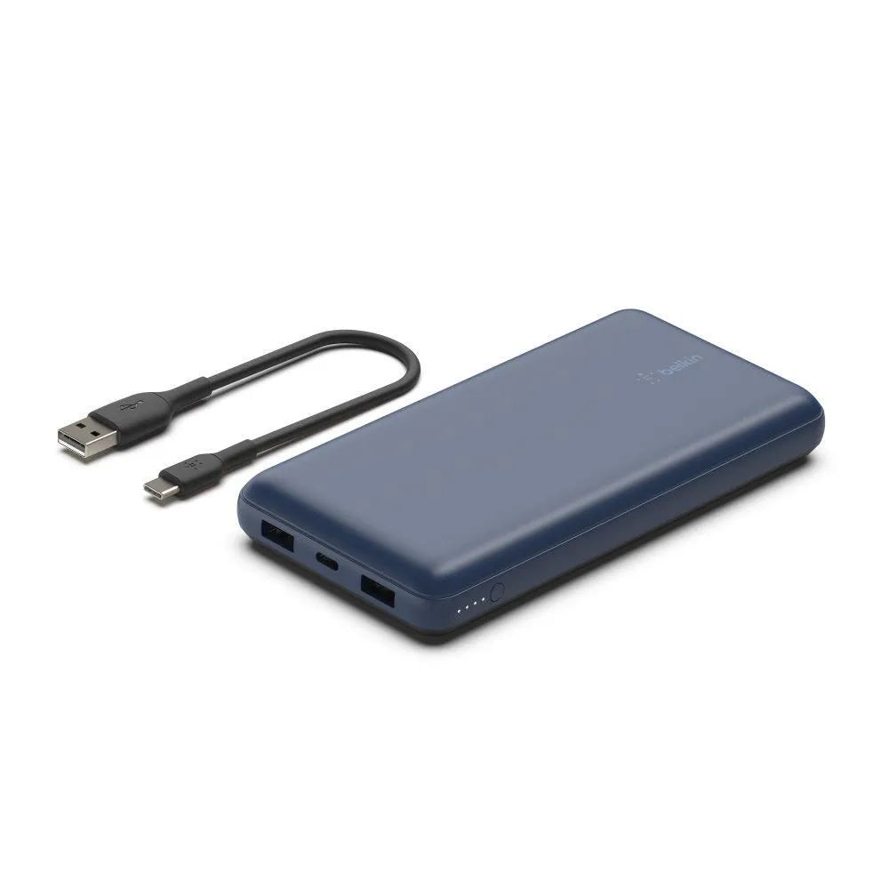 BATERIA BELKIN 20000mAh BOOSTCHARGE USBA X 2 /USBC BLUE