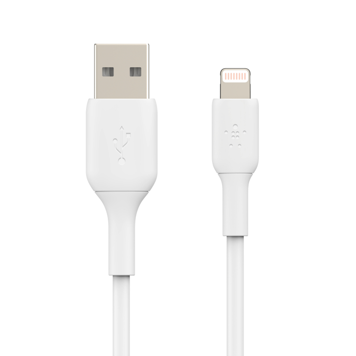 Cable Belkin USB-A a Lightning - 3M - Mixit - Blanco