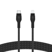 Cable Belkin USB-C a Lightning - 2M - Pro Flex - Negro