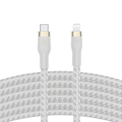 Cable Belkin USB-C a Lightning - 3M - Pro Flex - Blanco