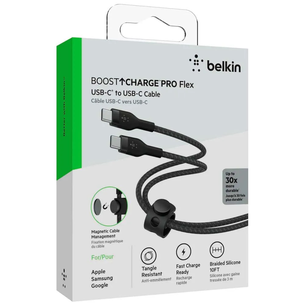 CABLE BELKIN USB-C A USB-C 3M - BLK