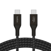CABLE DE CARGA BELKIN BOOSTCHARGE USBC/USBC 240W 2M BLACK