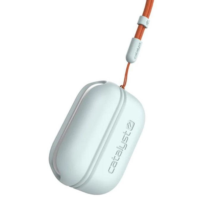 Case ESSENTIAL Para Airpods Pro (2ª Generacion) Azul Glacial/Cordon Naranja