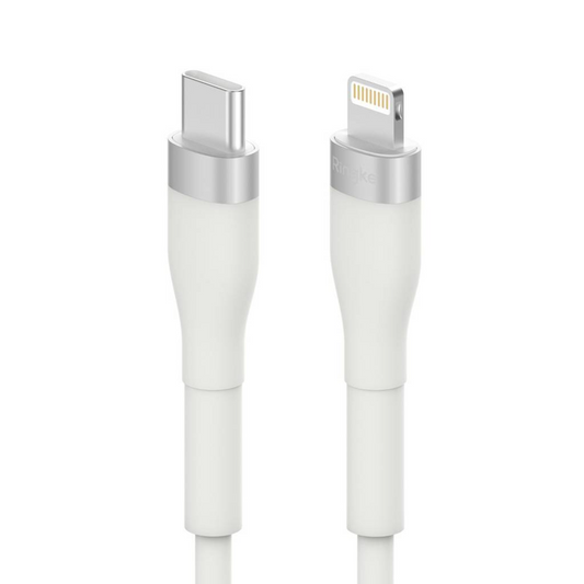 Cable RINGKE USB-C a Lightning de 2M -Blanco