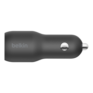 Cargador doble para coche BELKIN con PPS de 37 W - USB-C 25W USB-A 12W