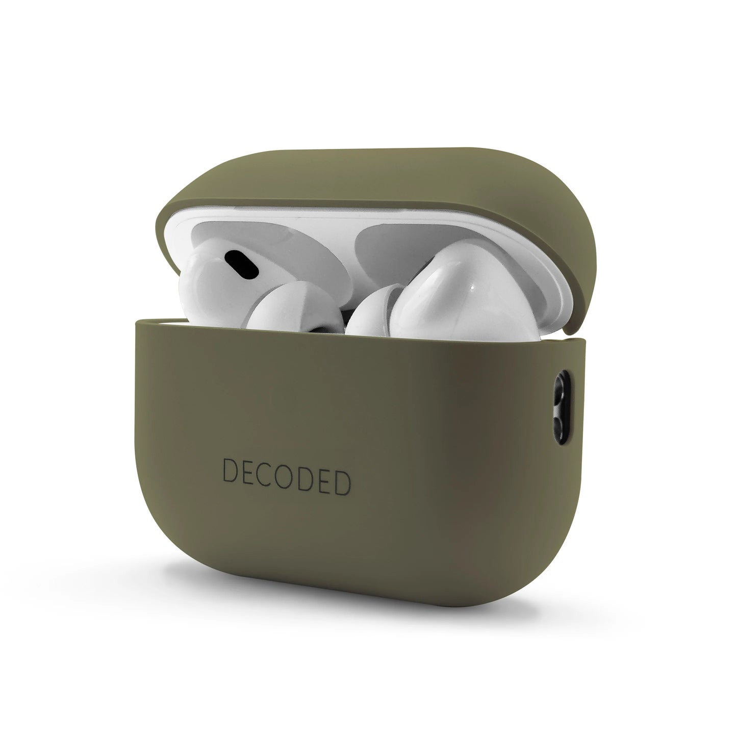 DECODED CASE EN SILICONA LIQUIDA AIRPODS PRO 2GEN /1GEN OLIVA