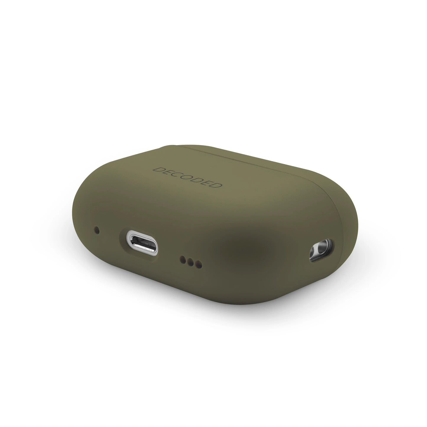 DECODED CASE EN SILICONA LIQUIDA AIRPODS PRO 2GEN /1GEN OLIVA