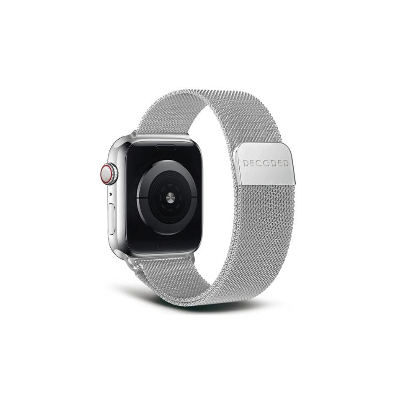 BANDA DECODED MILAN MAGNETIC STEEL 38/40/41/42MM SILVER