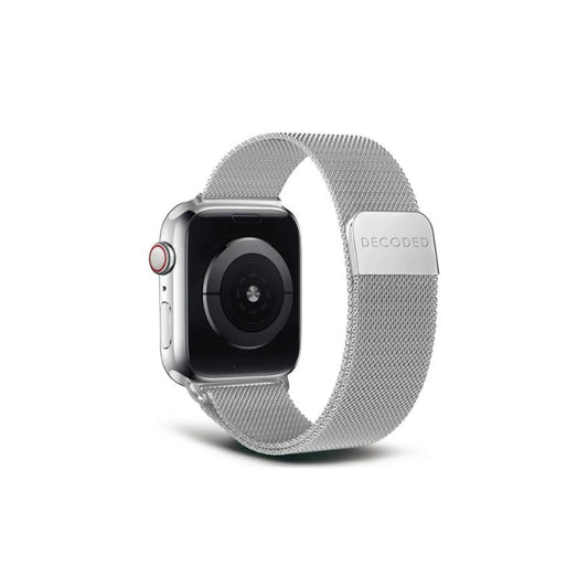 BANDA DECODED MILAN MAGNETIC STEEL 38/40/41/42MM SILVER