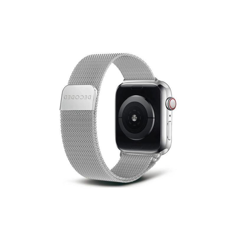 BANDA DECODED MILAN MAGNETIC STEEL 38/40/41/42MM SILVER