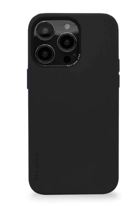 Case de Silicona DECODED BACK COVER Para iPhone 14 Pro - Charcoal
