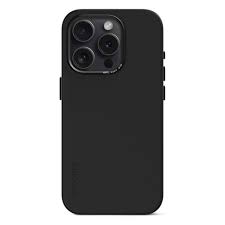 Case de silicona antimicrobiana DECODED para iPhone 15 Pro Max -  Negro