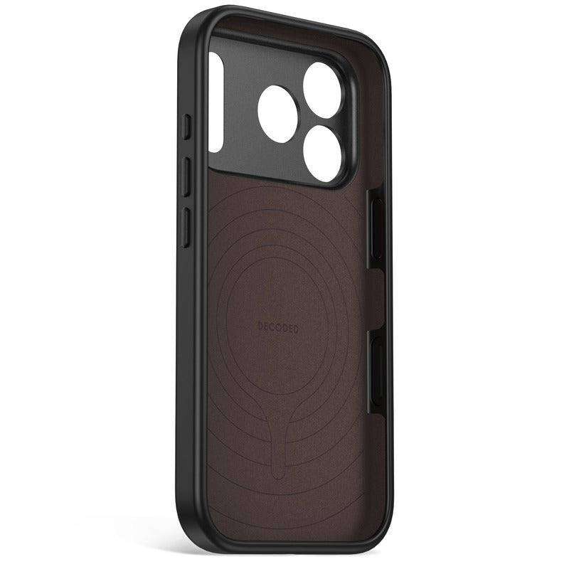 CASE DECODED SILICONE IPHONE 18 PRO CARBON BLACK