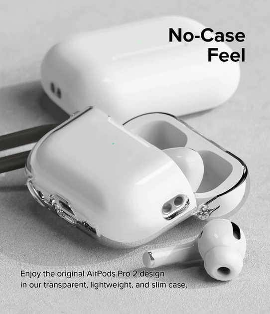 Case RINGKE CON BISAGRA Para AirPods Pro (2ª) - Clear