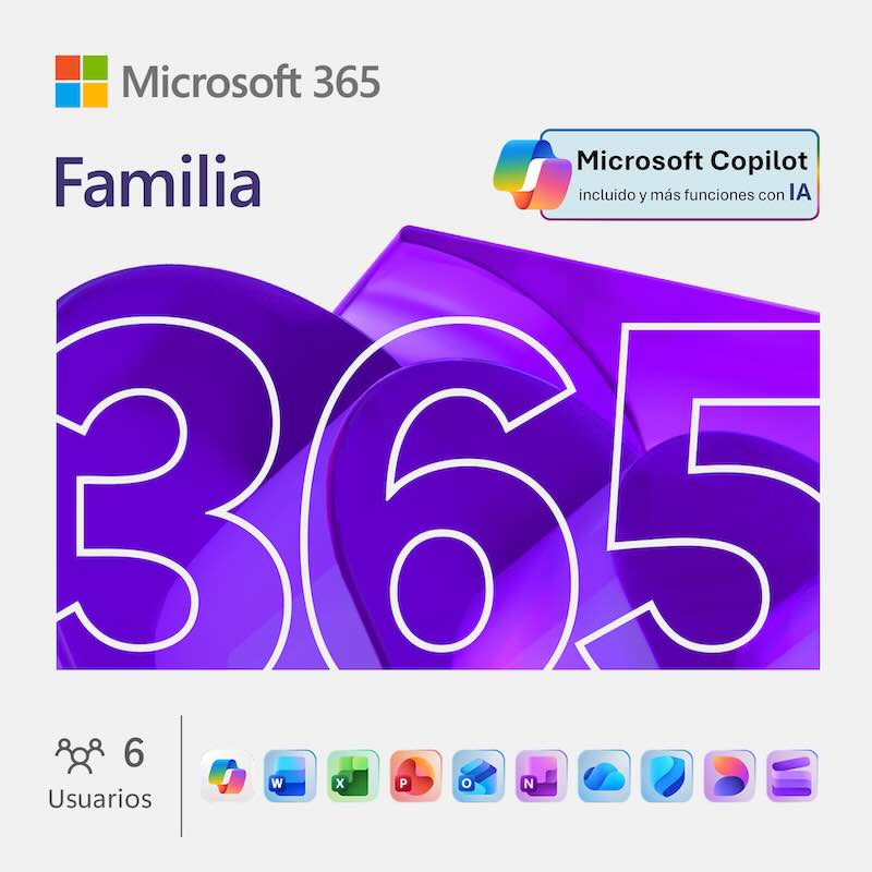 LICENCIA MICROSOFT 365 FAMILIA