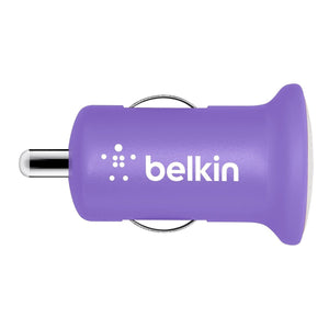 Cargador Belkin carro 2.1 Amp Púrpura