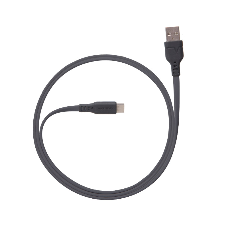 CABLE VENTEV FLAT USB-A A USB-C 1M GRY