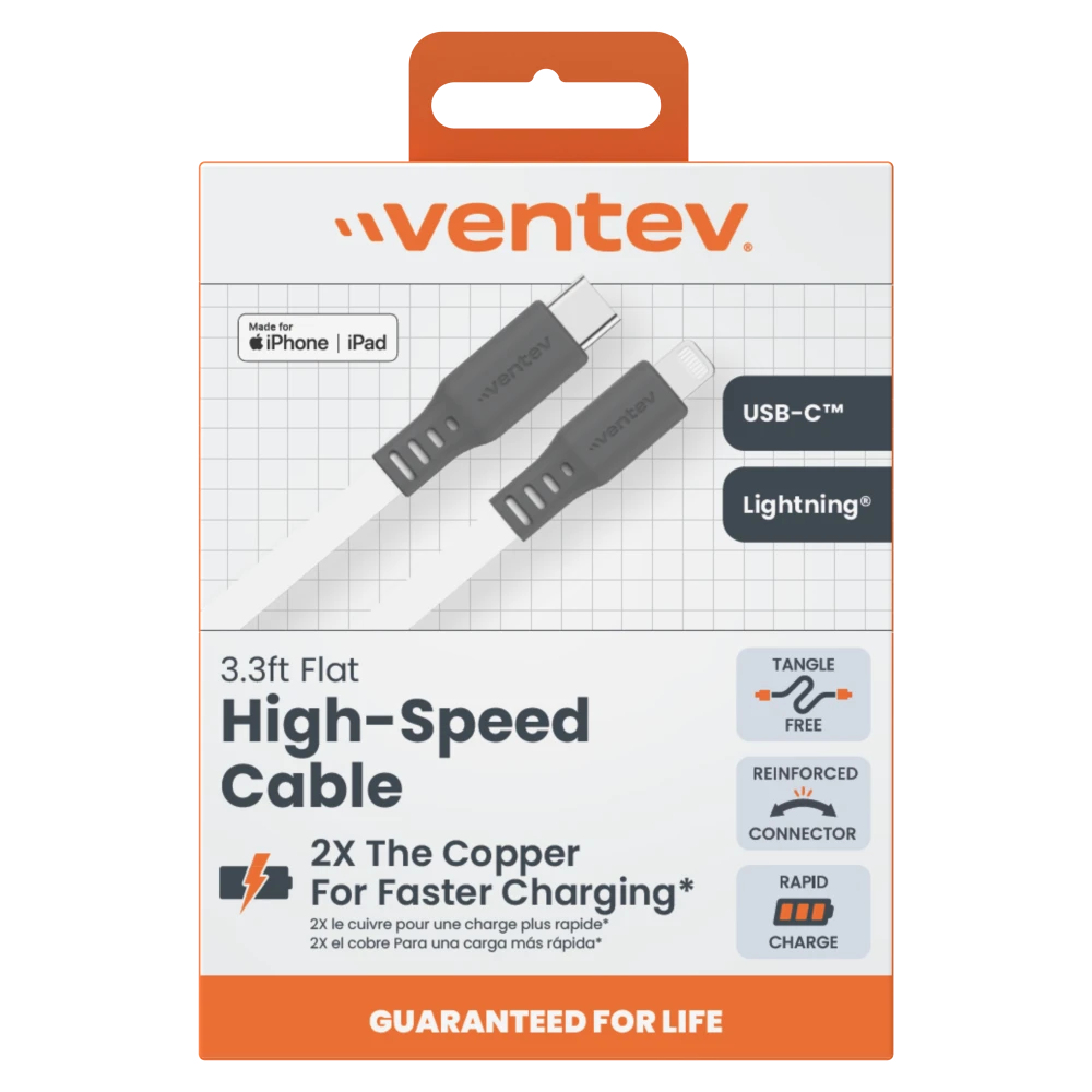 CABLE VENTEV USB-A A LNG 1M WHT