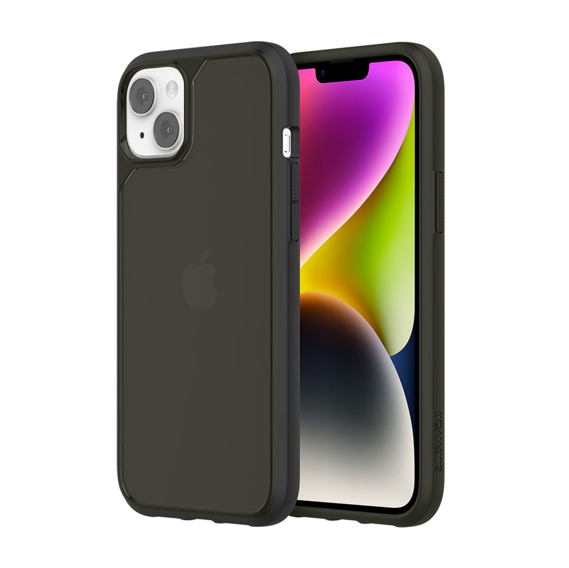 Case GRIFFIN SURVIVOR Clear Para iPhone 14 Plus - Negro