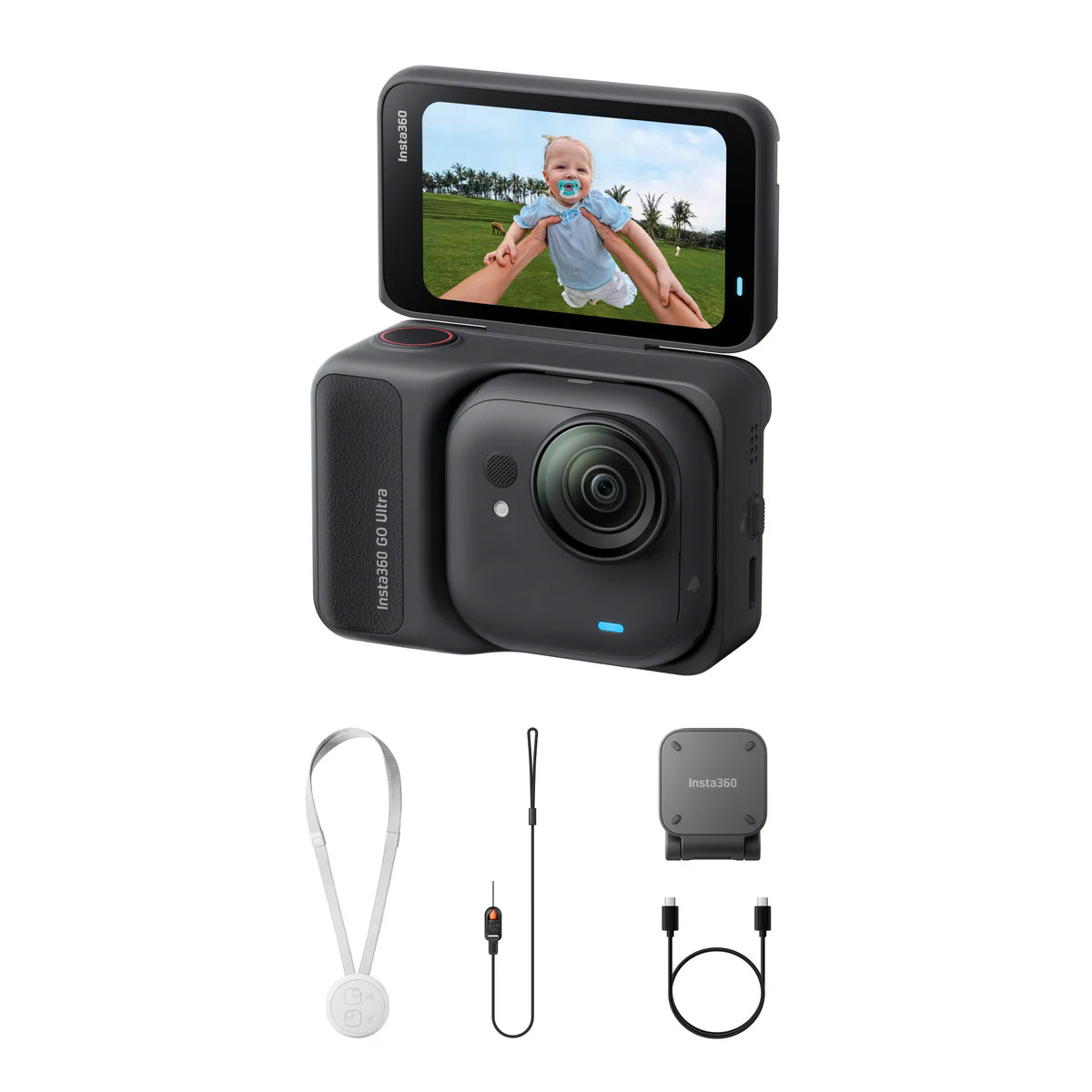 CAMARA DE ACCION INSTA360 GO ULTRA 4K BUNDLE BTH USB WIFI BLACK