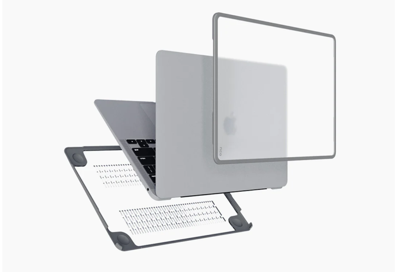 Carcasa Rígida NCO Para MacBook Pro de 16¨2021 - Gris Crystal