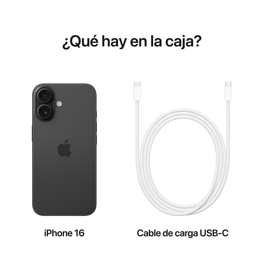 iPhone 16 128 GB Negro