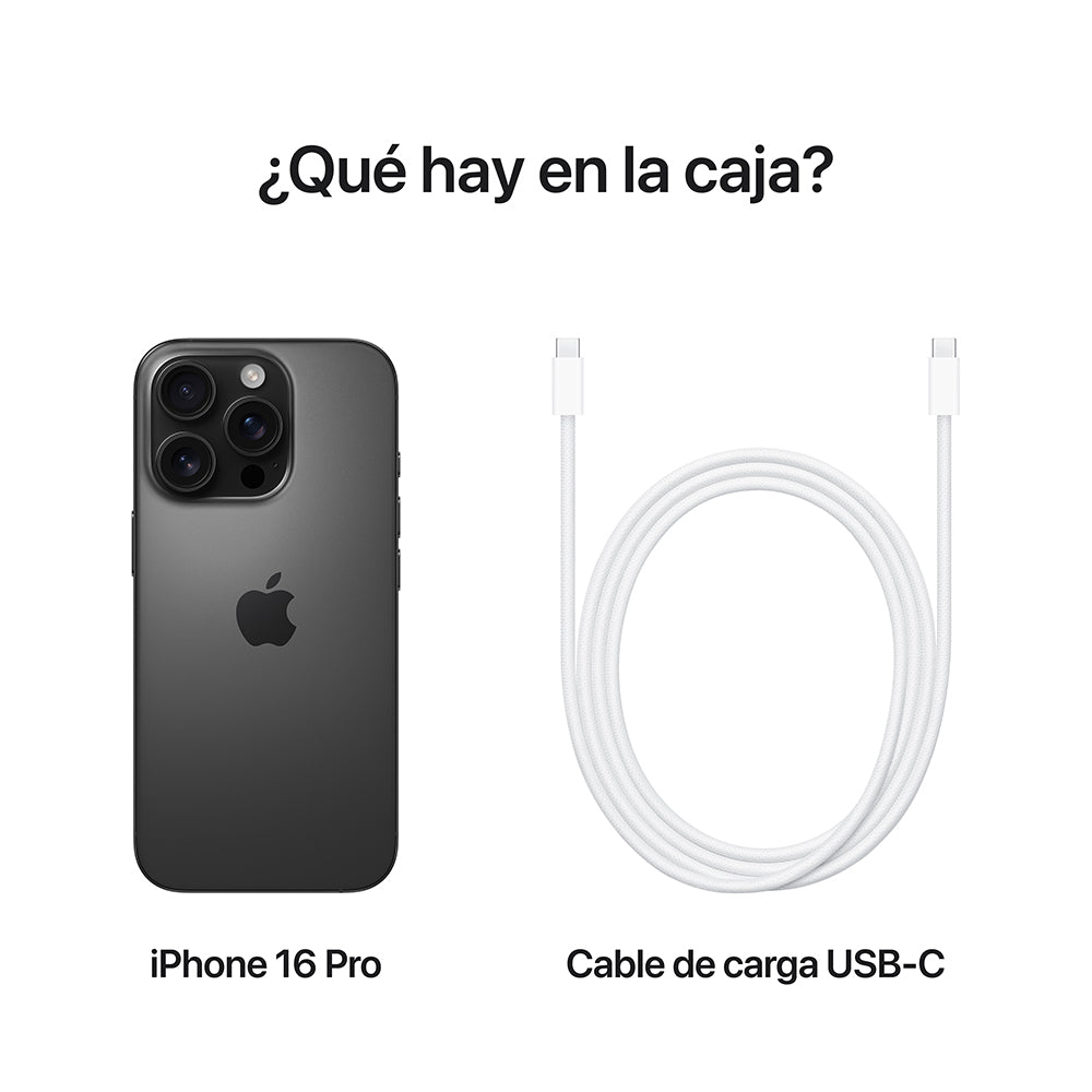 iPhone 16 Pro 512 GB Titanio negro