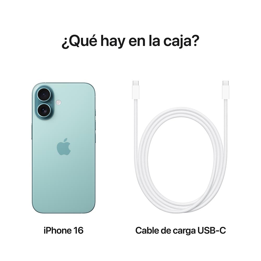 iPhone 16 128 GB Verde azulado