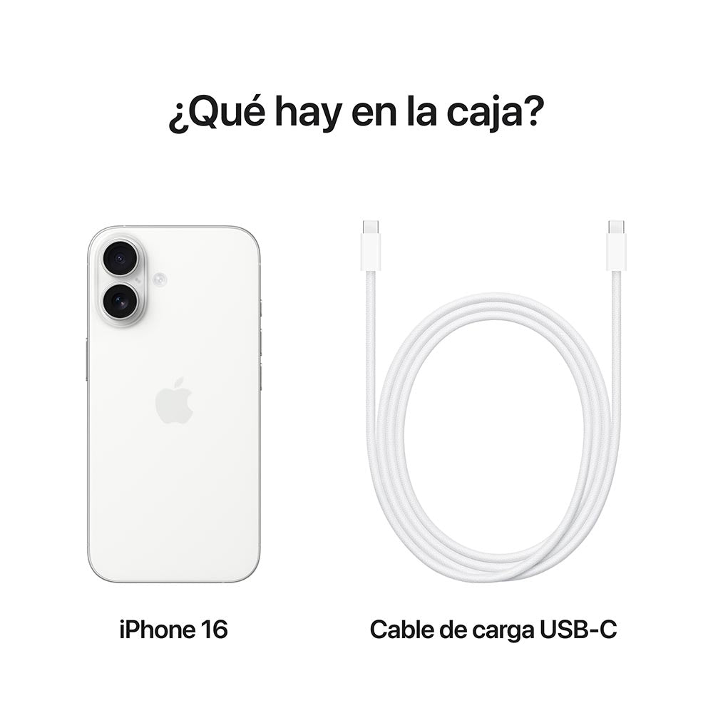 iPhone 16 128 GB Blanco