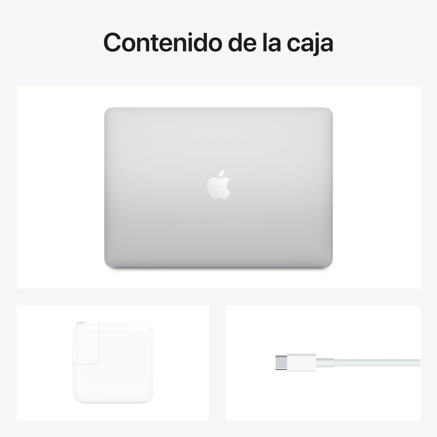 MacBook Air de 13 pulgadas Chip M1 de Apple con CPU de ocho núcleos y GPU de siete núcleos 8GB Plata 256 GB