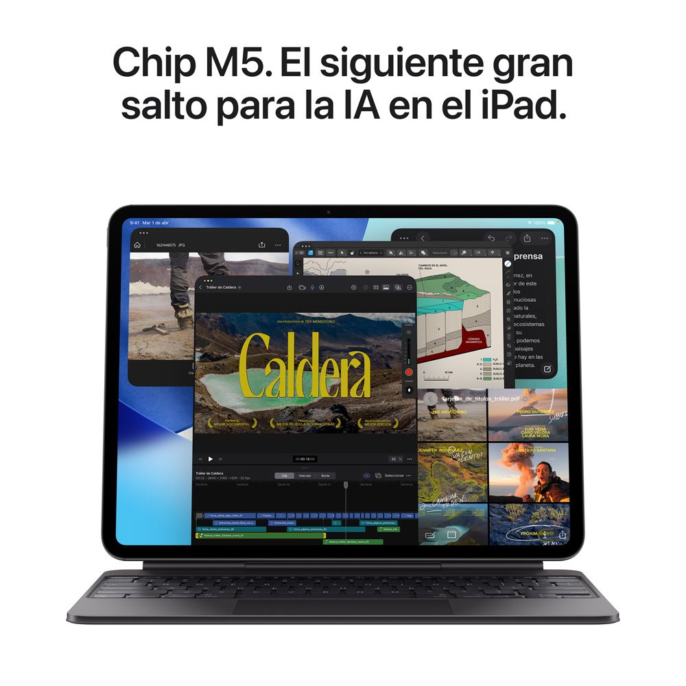 iPad Pro de 13 pulgadas Wi-Fi 512 GB Vidrio estándar - Color plata (M5
