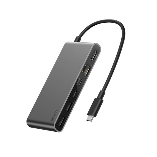 MULTIPUERTO BELKIN USB-C 8 EN 1 ETHERNET SPACE GRAY