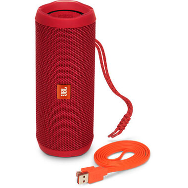 Parlante / Altavoz Estéreo Inalámbrico JBL Flip 4 Rojo