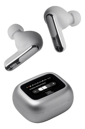 AUDIFONOS JBL LIVE BEAM 3 IN EAR TRUE WIRELESS SILVER