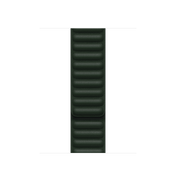 Correa de eslabones de piel verde secuoya (41 mm) - Talla M/L