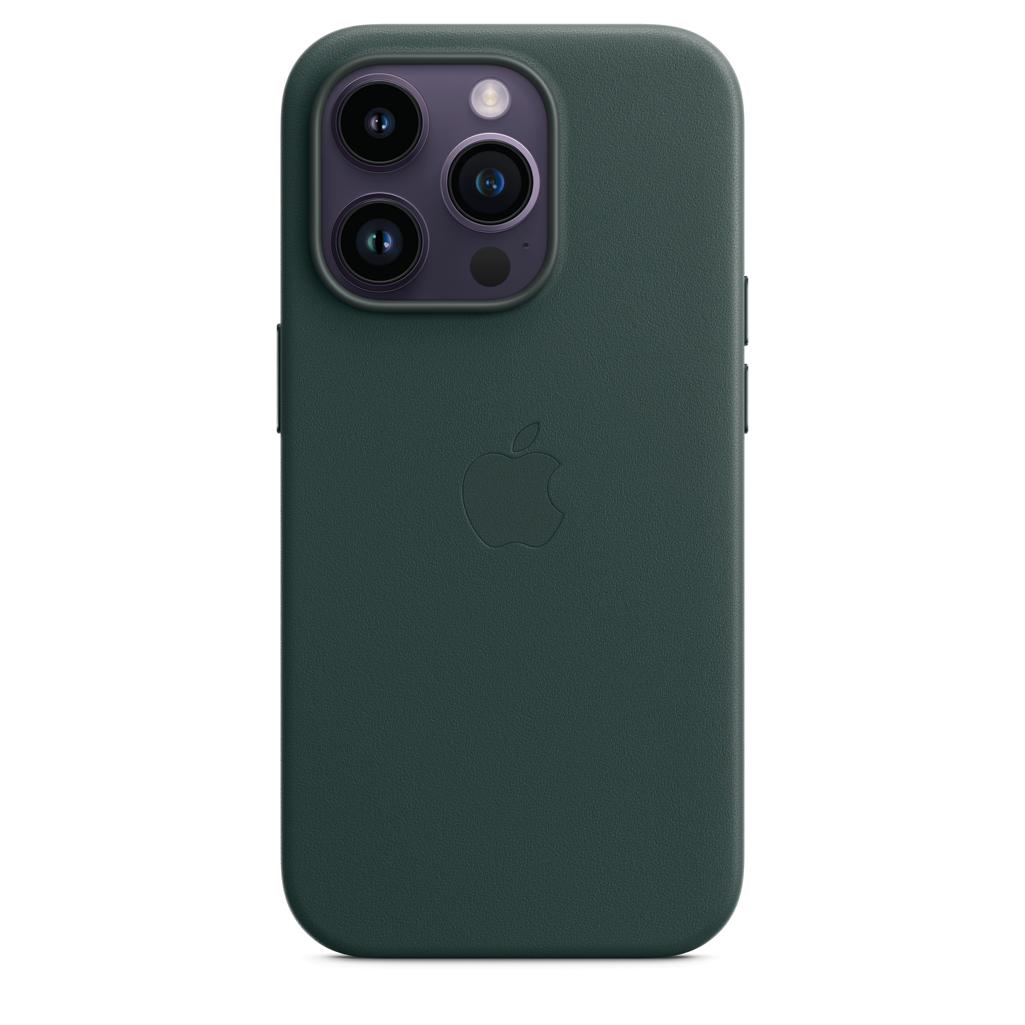 Funda de piel con MagSafe para el iPhone 14 Pro - Verde bosque