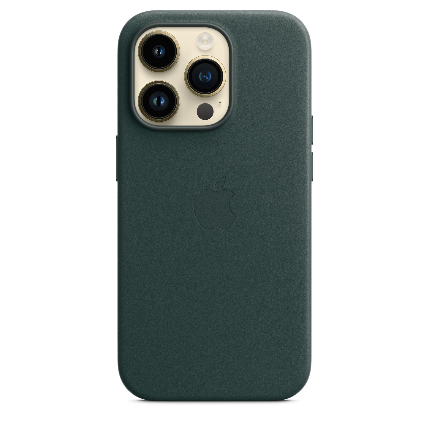 Funda de piel con MagSafe para el iPhone 14 Pro - Verde bosque