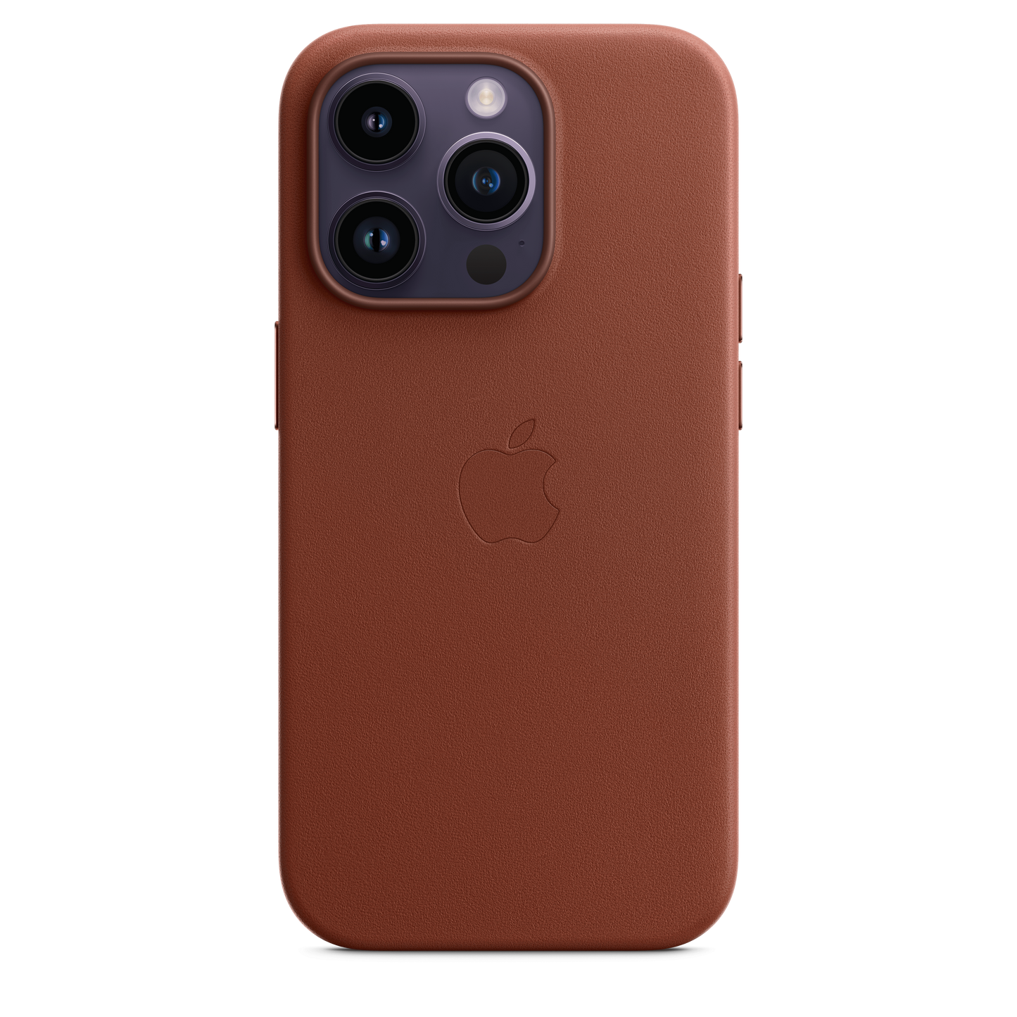 Funda de piel con MagSafe para el iPhone 14 Pro - Ocre oscuro