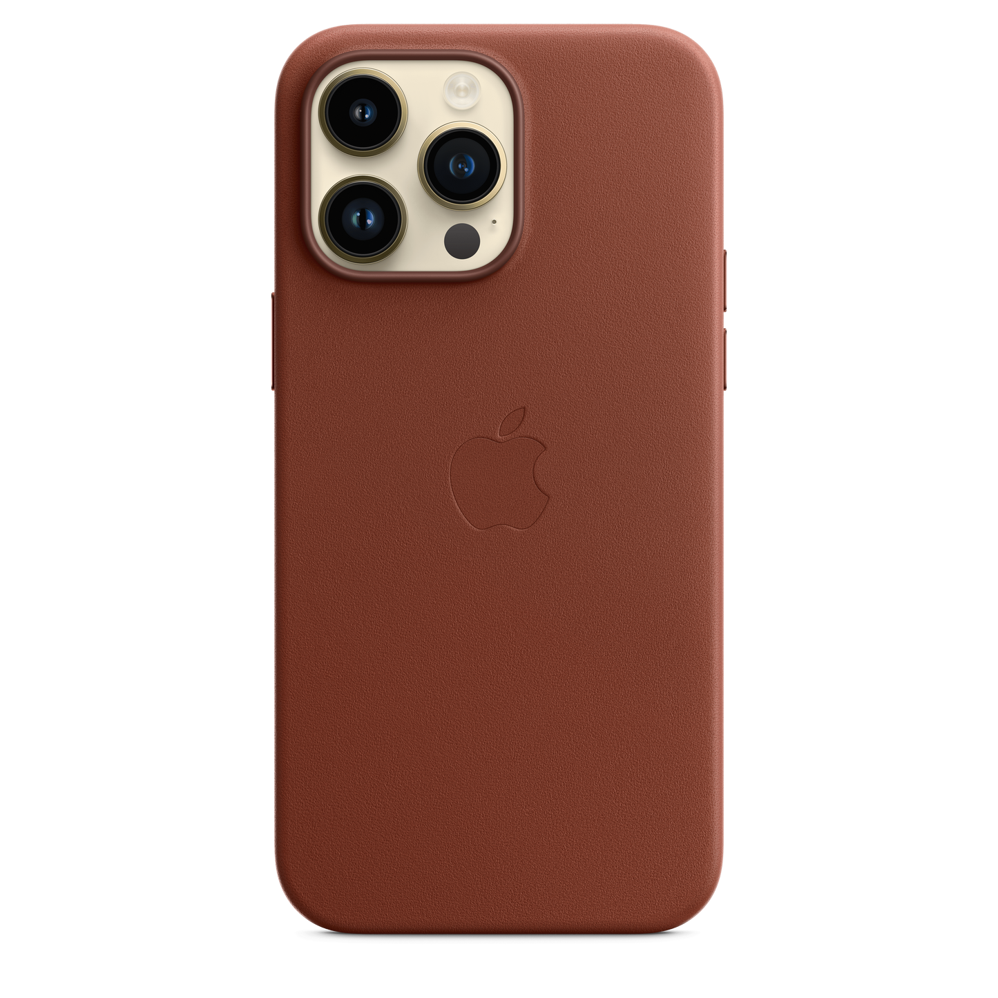 Funda de piel con MagSafe para el iPhone 14 Pro Max - Ocre oscuro