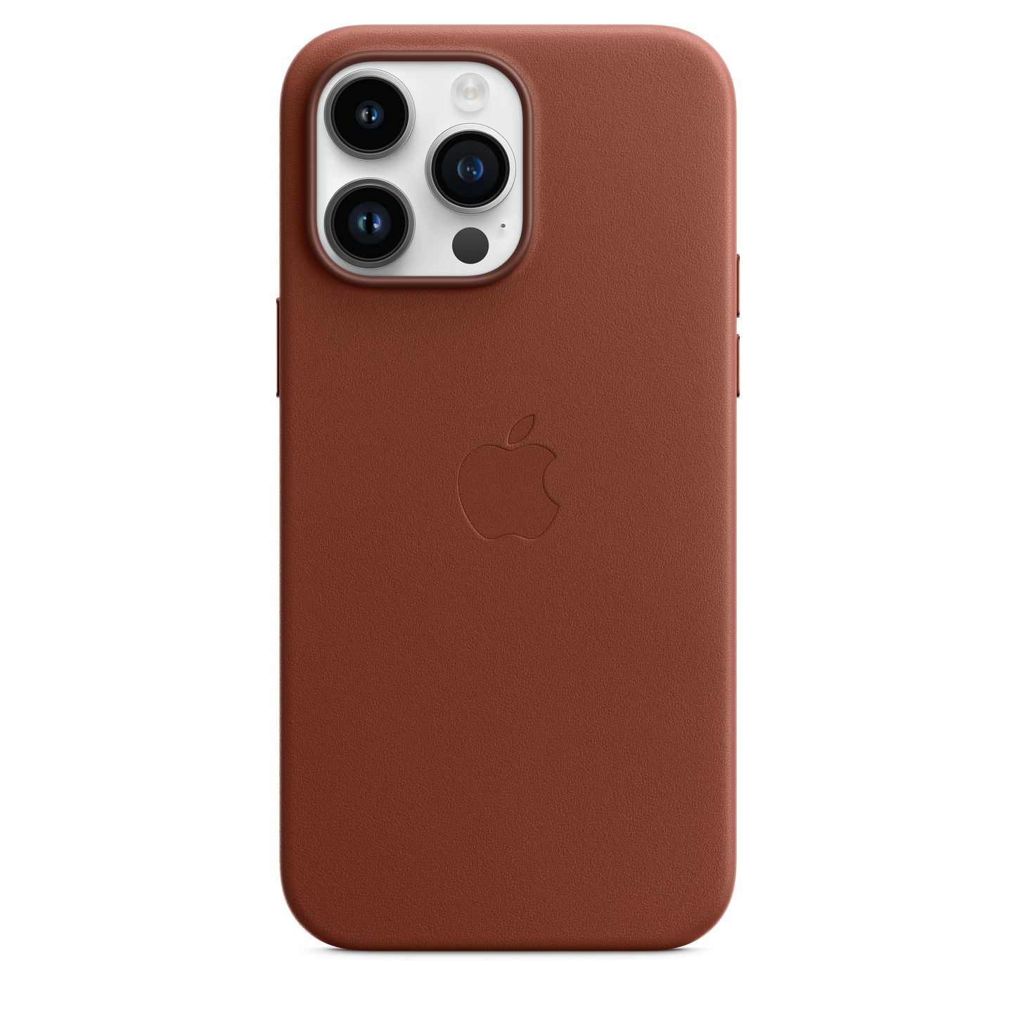 Funda de piel con MagSafe para el iPhone 14 Pro Max - Ocre oscuro