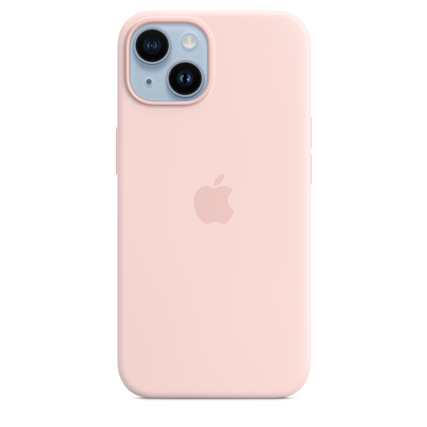 Funda de silicona con MagSafe para el iPhone 14 - Rosa caliza