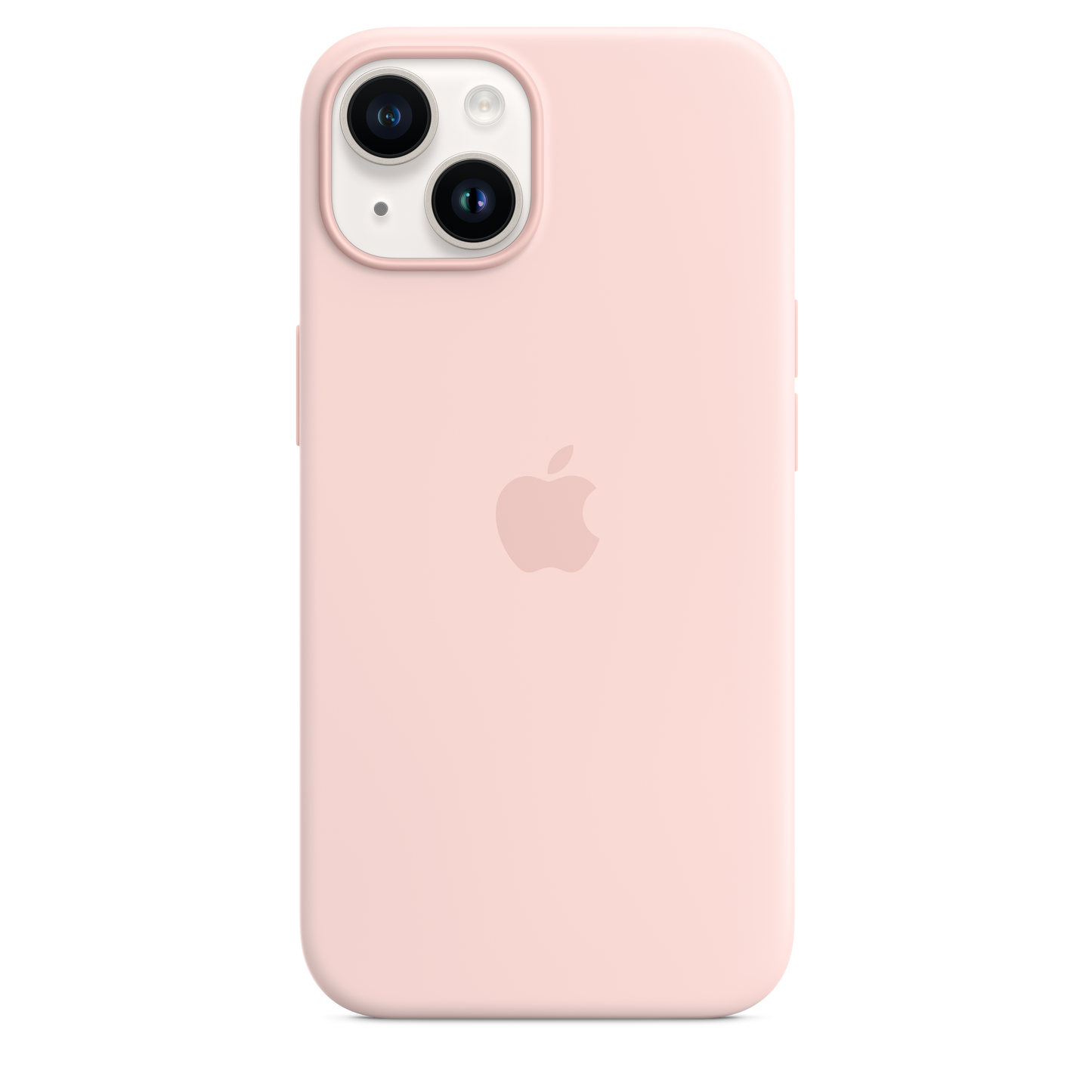 Funda de silicona con MagSafe para el iPhone 14 - Rosa caliza