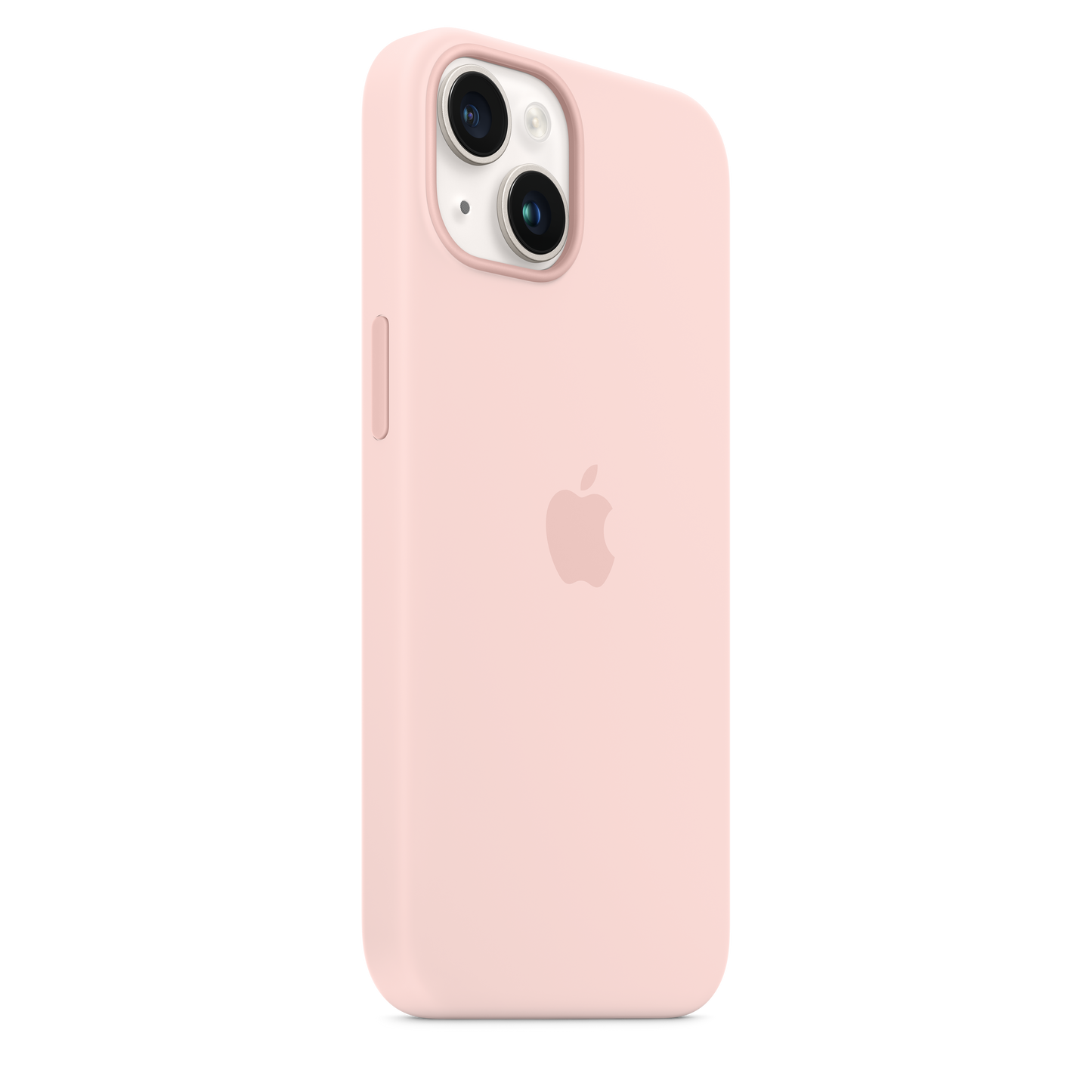 Funda de silicona con MagSafe para el iPhone 14 - Rosa caliza