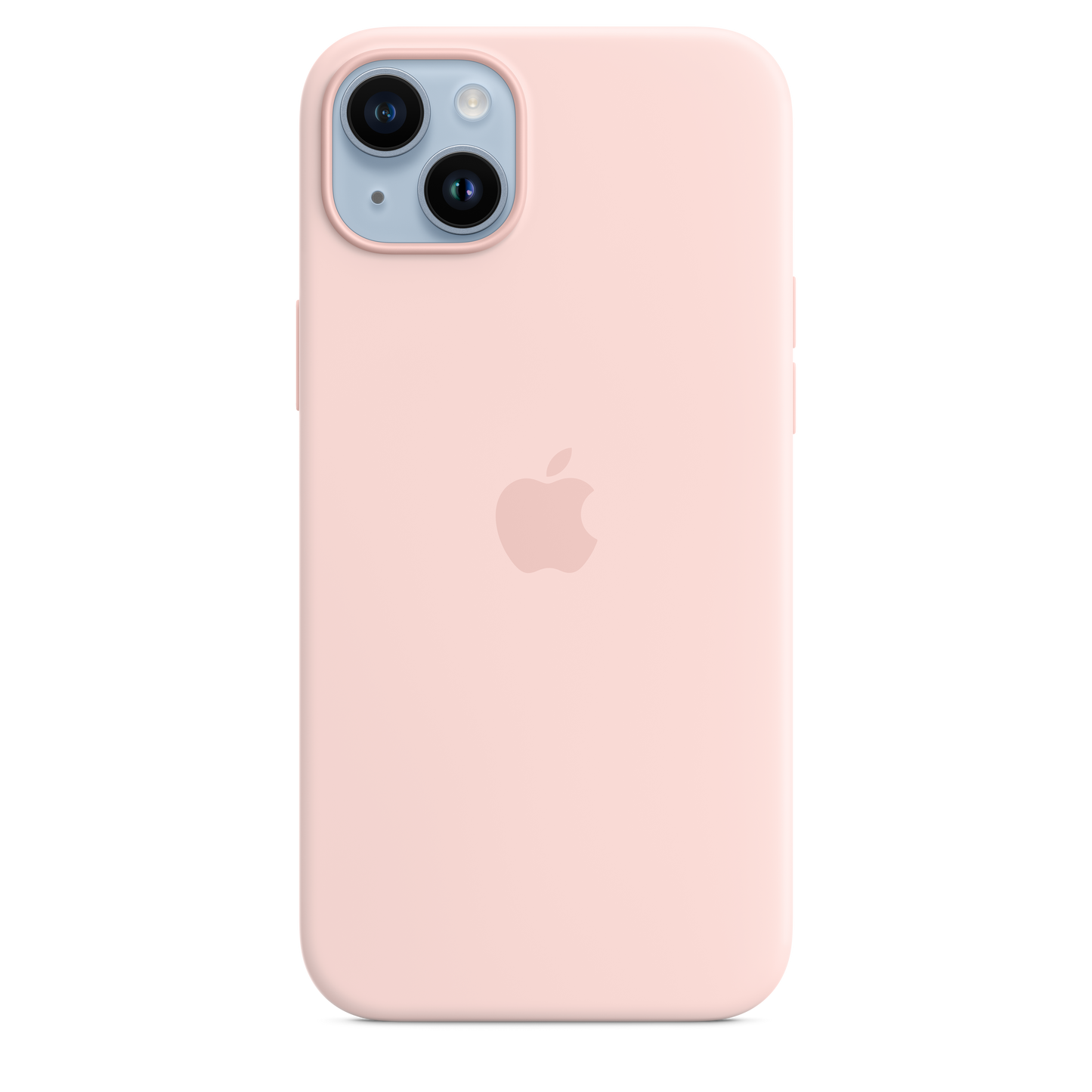 Funda de silicona con MagSafe para el iPhone 14 Plus - Rosa caliza