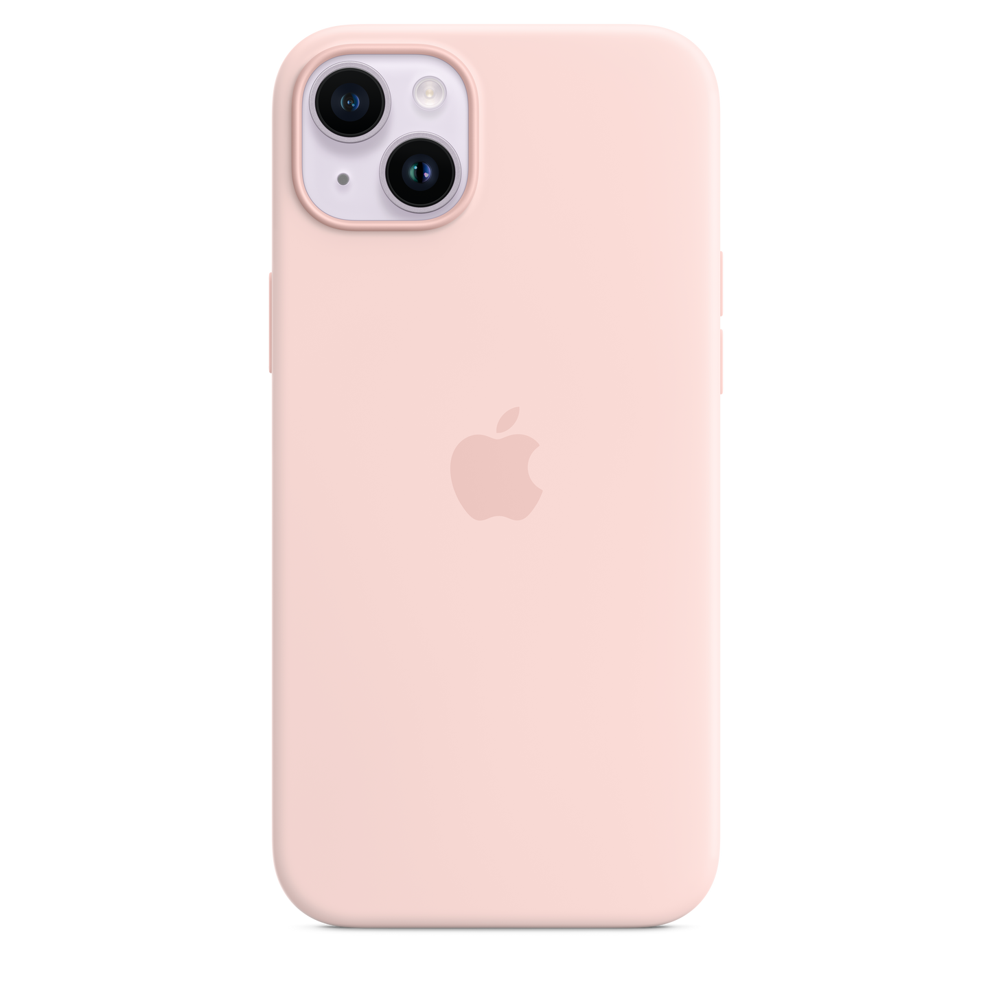 Funda de silicona con MagSafe para el iPhone 14 Plus - Rosa caliza