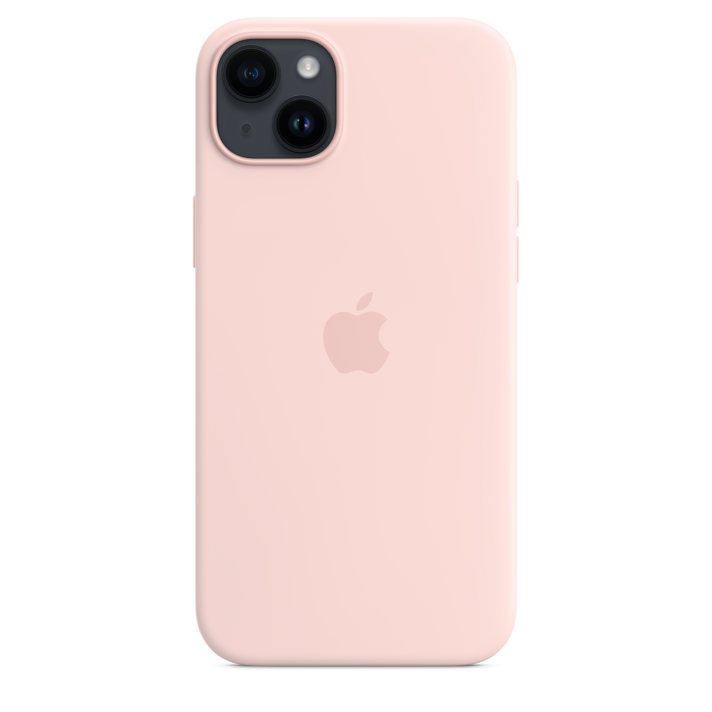 Funda de silicona con MagSafe para el iPhone 14 Plus - Rosa caliza