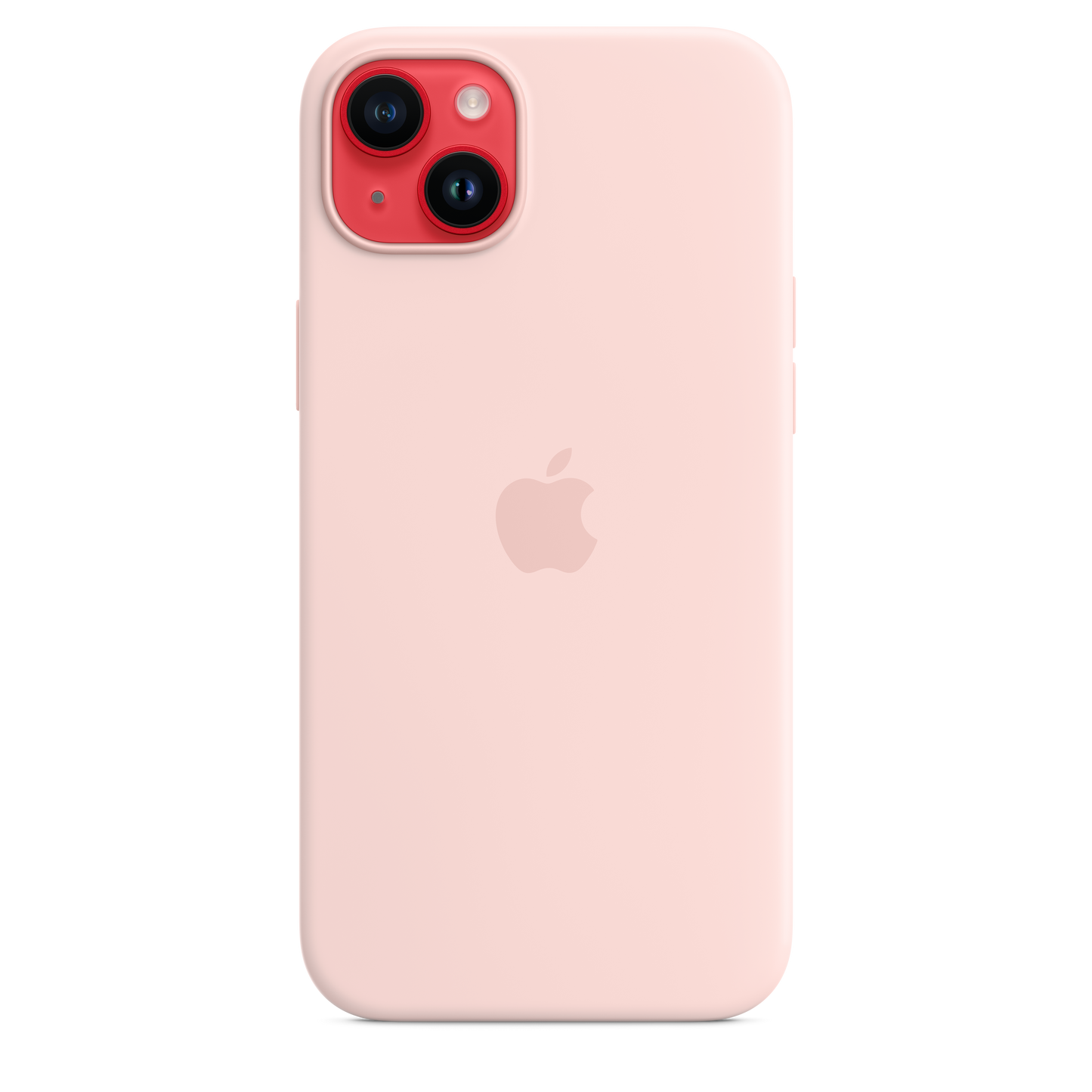 Funda de silicona con MagSafe para el iPhone 14 Plus - Rosa caliza