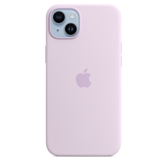 Funda de silicona con MagSafe para el iPhone 14 Plus - Lila