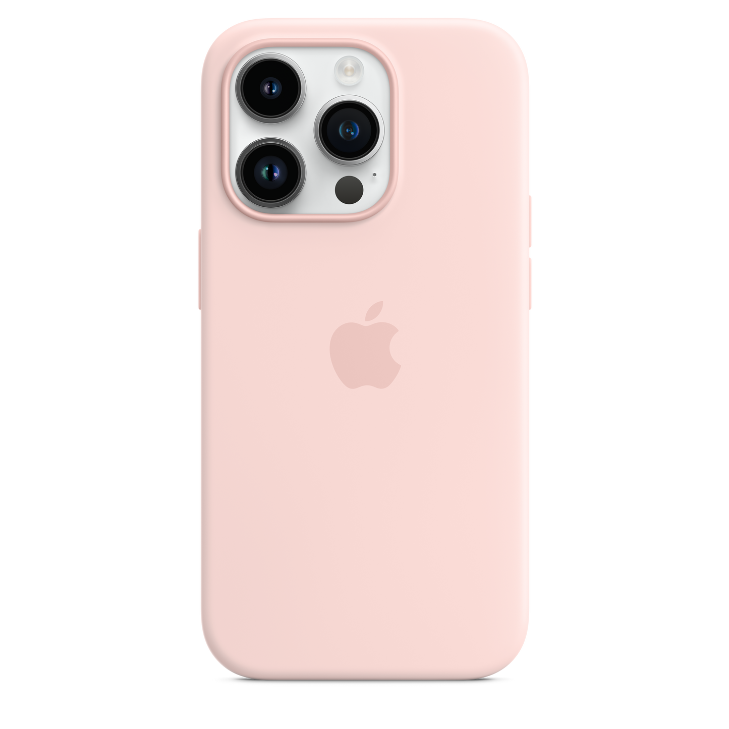 Funda de silicona con MagSafe para el iPhone 14 Pro - Rosa caliza