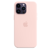 Funda de silicona con MagSafe para el iPhone 14 Pro Max - Rosa caliza